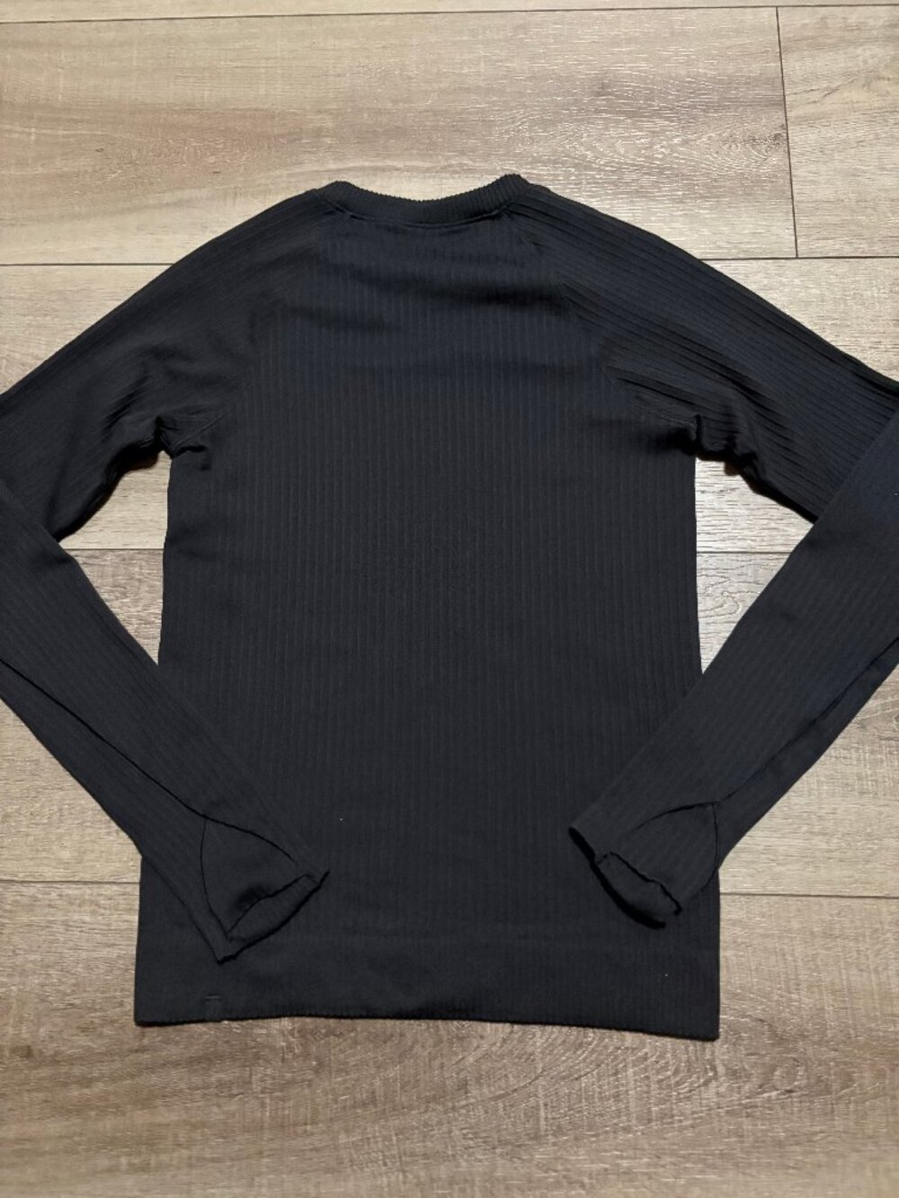 Lululemon Rest Less Ribbed Pullover Size 2 Black - Picture 10 of 12